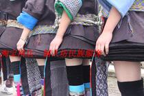 Dong Renfang Miao dance performance skirt Dong pleated skirt Miao short Miao skirt clothes