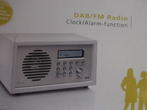  Special offer German AGK brand DAB fm radio Aluminum alloy plate piano paint clock control radio