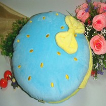 USB warm hand treasure charging electric warm baby Burger cartoon pillow Warm hand cover safety explosion-proof charging electric bag