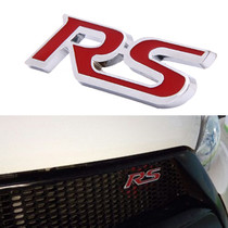 RS Automotive Metal Stereo Midnet Car Sign RS Rear Labelling Tailmark Retrofit Air Intake Grid Middle Net Mark