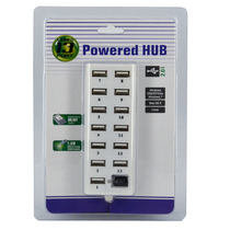 USB2 0HUB13-port splitter 13-port hub Four-chip with switch with power interface High-speed