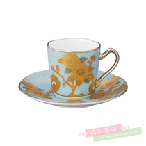 Pre-order Noritake Noritake Japanese Royal Royal light blue painted rose text Phnom Penh Espresso cup and saucer Gift Box