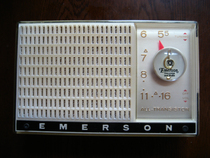 American Early EMERSON 555 Transistor Radio Semiconductor Radio Collection Old Radio