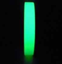 Luminous tape Fluorescent tape Self-luminous warning tape Light storage tape Warning tape 1cm *10m