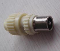 Cable TV CCTV signal plug bamboo joint 75 European plug