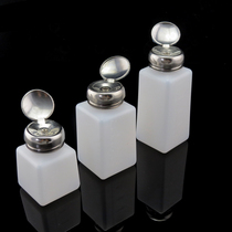 Thickened plastic alcohol bottle press type anti-corrosion washing water bottle press the bottle cap automatic water supply