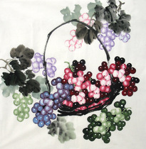 Pure Hand Painted Flower Bird Painting Real Traces Manuscripts No Fall grain Harvest Master Fruits Living Room Teahouse Decoration Collection Gifts