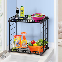 Fiska simple combined creative multi-functional iron mesh condiment storage rack kitchen tool rack