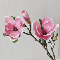 Leaning City Retro Jade Lan Single Branch Simulation Flower Minimalist Fake Flower Decoration Flower Arrangement Living Room Furnishing Decoration Dining Table Floral Art