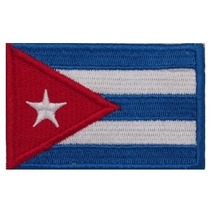 Cuban flag armband cloth stickers embroidery label stickers Velcro custom embroidery