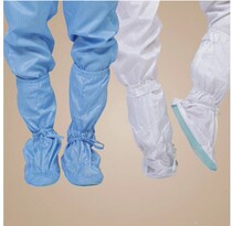 Antistatic soft bottom high cylinder shoes dust-free workshop working shoes antistatic long cylinder ultra light and breathable non-slip