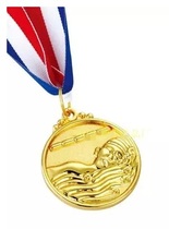 Swimming medals factory direct sales free lettering metal medals High-grade medals custom-made
