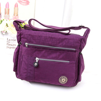 2019 Korean spring and summer New Cross bag leisure Korean shoulder shoulder bag cloth bag nylon bag flower cloth Women bag