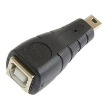 mini USB to USB B type print Port 5Pin mini USB revolution print Port female adapter