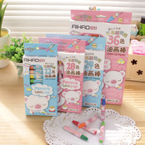 Hobby flannel doll Oil painting stick Hexagonal childrens crayon Student prize 12 colors 18 colors 24 colors 36 colors