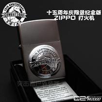 COMBAT2000 15th Anniversary Edition Tactical ZIPPO Lighter Badge Custom zippo Cigarette Lighter