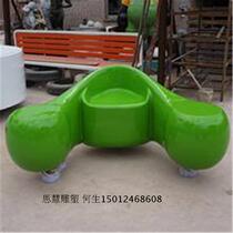 Spot FRP leisure seat park square creative rest seat landscape sculpture resin seat