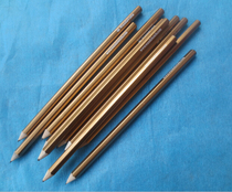 Golden hexagonal paint body log pencil hotel log pencil HB refill meeting special pencil