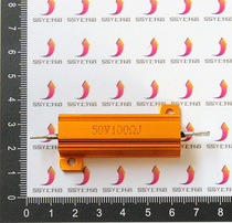 Metal shell 50W 100R 100 € High power resistance accuracy ± 5%
