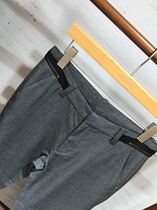 Spring and Autumn Men Korean Slim Gray Small Straight Casual Pants 4731