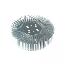 3W5W10W High power solar flower round radiating fin LED lamp aluminium radiator 90x20mm with screw spot