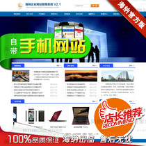  Atmospheric Chinese and English corporate website source code with mobile version with SEO function complete background ASP website program