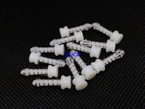 White Spring Buckle Nail glue nail graphics card Glue Fin Fixed Spring Nail 6 2 * 18MM Plastic Nail