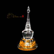 For Buddha relic tower Acrylic minaret Home Buddha Hall relic vessel Taiwan custom Bodhi lotus tower Stupa