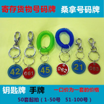 Number plate keychain storage cargo number plate registration plate sauna number plate hand plate wholesale
