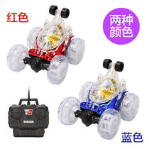 Tyrannosaurus toy K618 thunderbolt whirlwind remote control stunt car dump truck 360-degree rotating light music