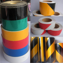 Reflective tape 5-10CM black yellow red and white road traffic reflective warning tape Reflective strip sticker warning