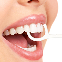 Disposable toothpick line Ultra-fine plastic household hook Tooth picking artifact Dig tooth buckle tooth picker plugging tool