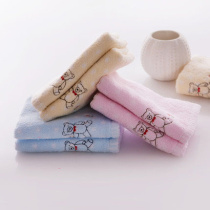 New gold number pure cotton unread and embroidered baby with small towel cartoon child towel soft absorbent e1171