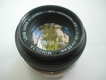 Very new Minolta MD55mmF1 9 Rocco multi-layer coated metal lens can be equipped with various digital cameras