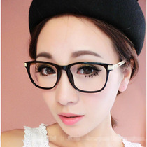 Jack Lucky star fashion anti-blue light large frame reading glasses female high-definition old light glasses anti-fatigue simple ultra-light elderly