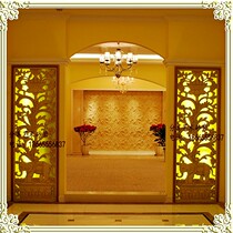 Sandstone sculpture sandstone relief partition board club TV background wall elephant hollow screen decoration