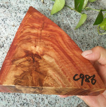 C986 Zambia blood sandalwood red wood small material engraving material with shape material slingshot patch material flower water wave texture material