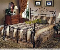yD005 European-style wrought iron bed Classical bed Simmons double bed Adult iron bed Simple single bed bed frame