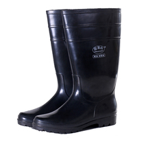 Wear-Resistant Rain Shoes Men's Water Shoes Waterproof High Tube Medium Tube Fishing Plastic Overshoes Labor Protection Glue Shoes Rain Boots Water Boots Non-Slip