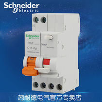 Schneider Electrical Circuit Breaker Dual Inlet and Dual Outlet Air Switch DPN16A with Leak Protection EA9C45C1630C