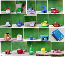 zakka grocery creative field mini multimeat micro landscape potted decoration with resin pendulum for birthday present