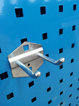  Xinqi XQ double oblique hook double hook material rack hook square hole hanging board hook double straight hook
