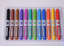 Baoke MP3904 color whiteboard pen 8 colors 12 color round head erasable whiteboard pen water pen