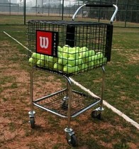 Wilson Tennis Cart Tennis Basket Tennis Coach Cart Tennis Cart Training Foldable