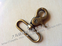 Suitcase Clothing Accessories Accessories Inside Diameter 38mm Ancient Bronze Color Dog Head Buttoned Lobster Hook Pet Adjustment Buckle