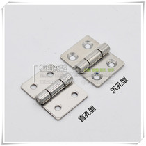 Special price 304 stainless steel 1 inch small hinge 25 * 32 sinkhole cabinet door small hinge through hole can open 180 ° door hinge