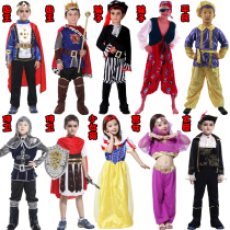 Childrens Day performance fairy tale drama textbook drama emperors new costume costume minister swindler guard guard Palace girl performance suit