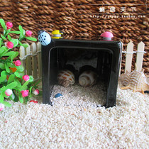 (Water Cubic Mini Dodge shelter) 1-2 Small hosts crab Living house Rearing Tank Fish Tank INSIDE VIEW