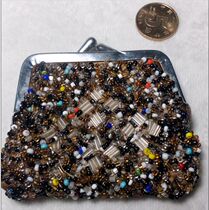 Republic of China old wallet acrylic floral stitching beautiful old wallet collection