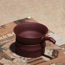 Famous pot Autumn Moon authentic Yixing purple sand tea set accessories pure hand-made imitation bamboo tea leak original mine old section mud purple mud tea leak